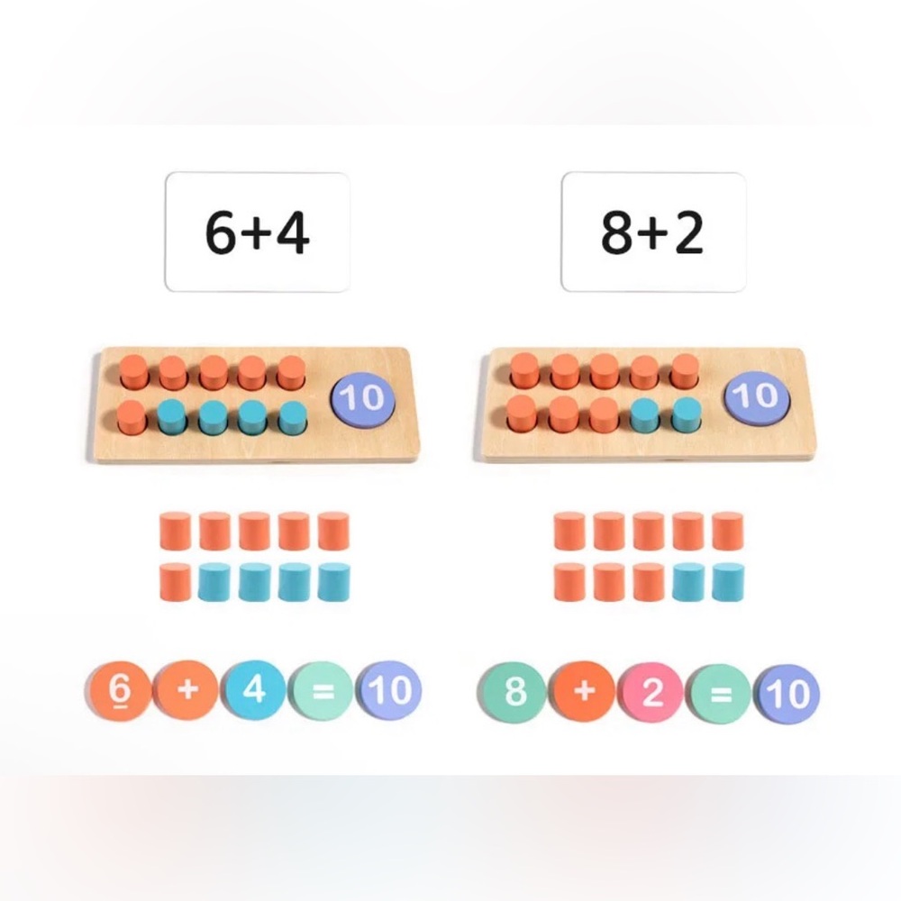 Ten Frame Sets by - Engaging Multicolor Learning Toy - Picture 3 of 9
